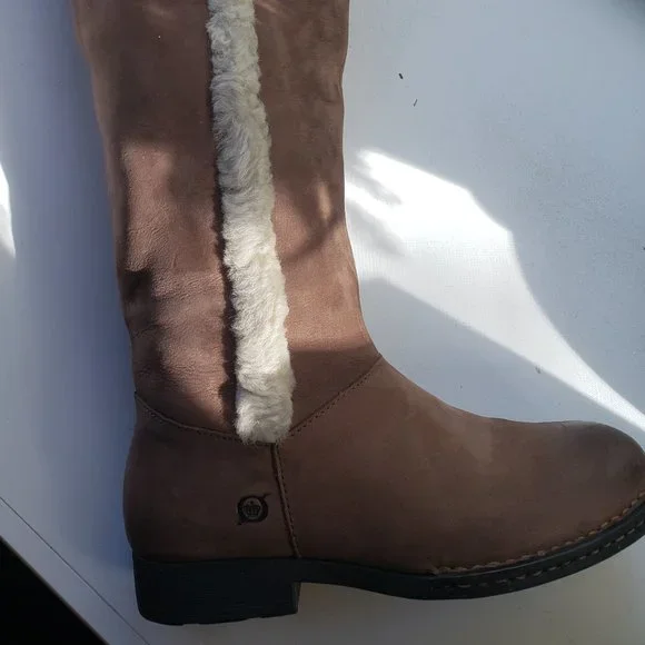 BORN Burnished Calf Knee-high Boots - Picture 7 of 16